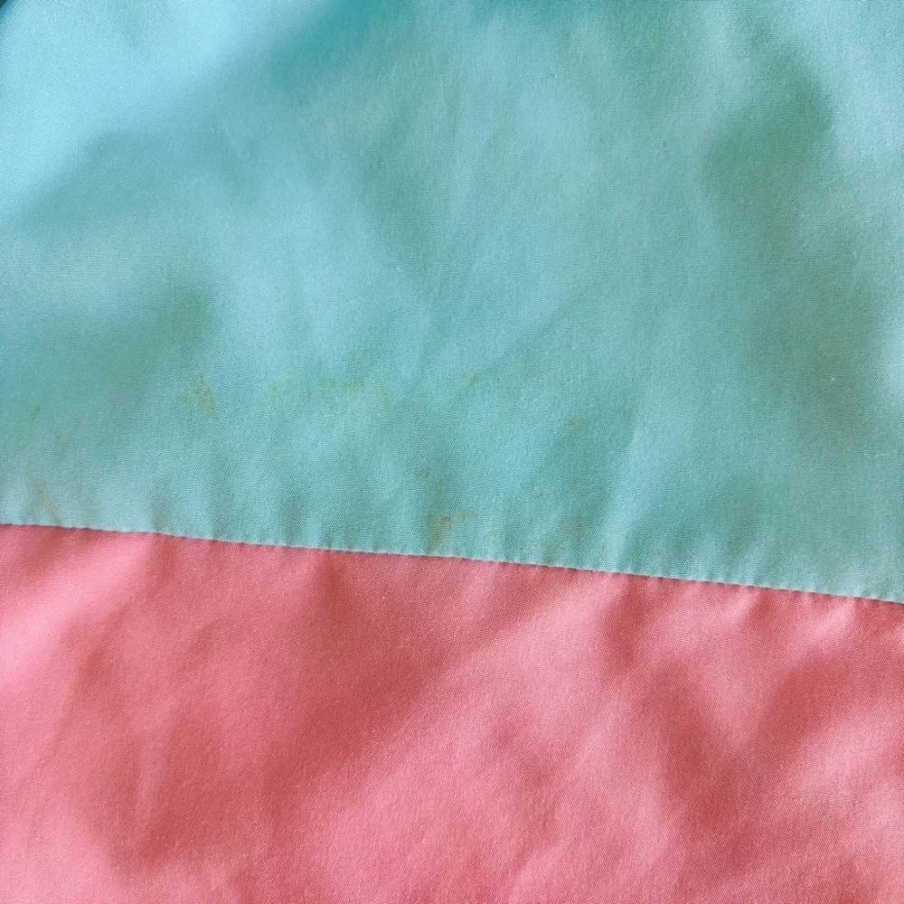 Beach Bros‎ Pink Blue Surf Shop Swim Shorts Size Medium Colorblock Lined